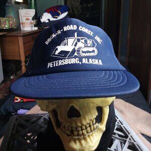 Vintage Rock-n-Road Construction Alaska Snap Trucker Hat
